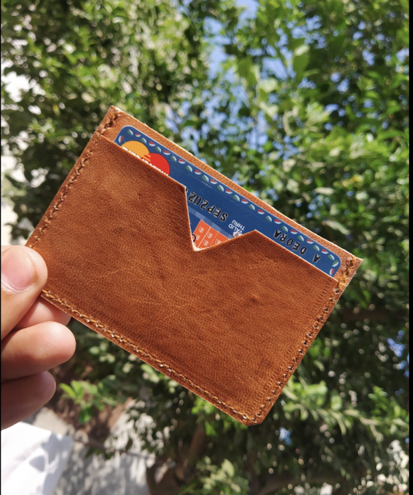 leather card wallet