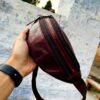 unisex Leather fanny pack