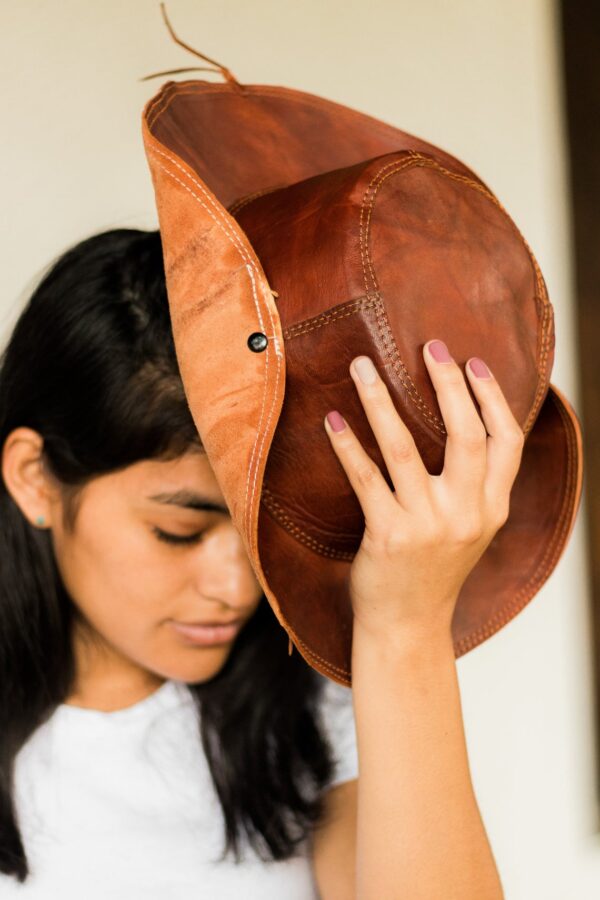 Leather Cowboy Hat