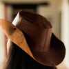 Leather Cowboy Hat