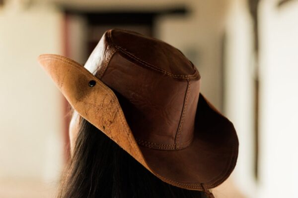 Leather Cowboy Hat