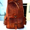 leather backpack