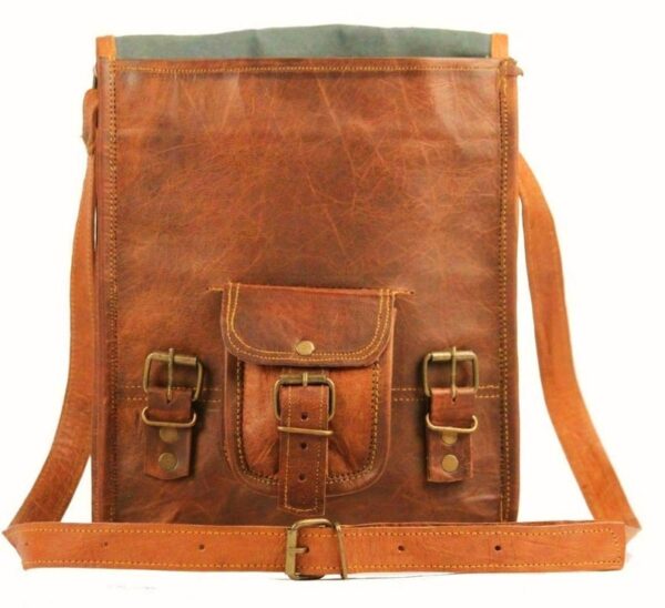 Leather sling bag