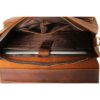 Leather satchel bag